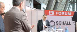Talk im Schall Messe Forum mit P. E. Schall