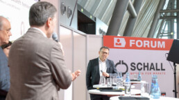 Talk im Schall Messe Forum mit P. E. Schall